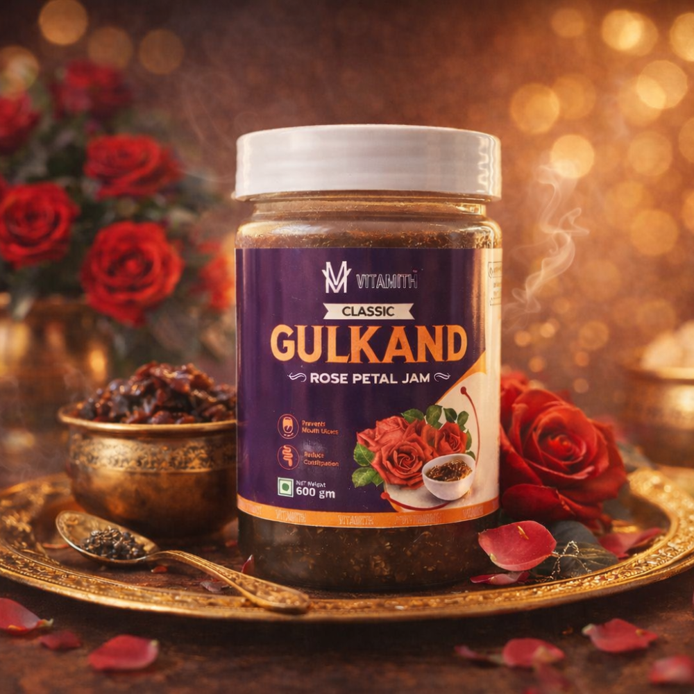 Vitamith Classic Gulkand / Natural Coolant Packed with Nutrition