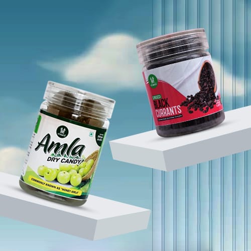 Premium Amla (300 gm) + Vitamith Black Currants (300 gm)