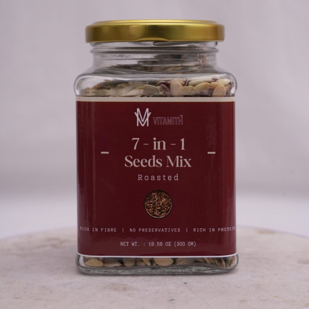 Vitamith Roasted 7-Seed Mix | A Nutrient-Dense Blend for a Healthier You (GH) - 250gm