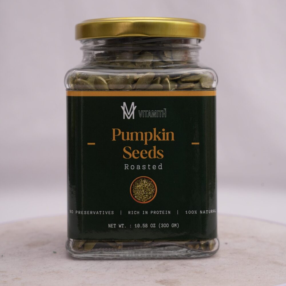 Vitamith Roasted Pumpkin Seeds | Crunchy, Healthy and Delicious! (GH) - 250gm